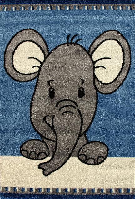 Comprar Alfombra Sualsa Joy Elefante Azul