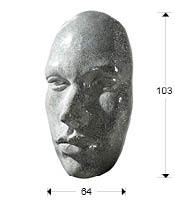 Escultura Máscara Faz Pt Espelho Schuller