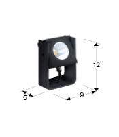 Projecteur LED 8W GREGAL EXTERIOR SCHULLER