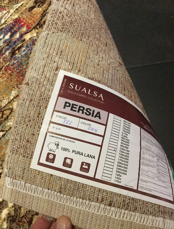 Alfombra de lana Persia 882 Sualsa