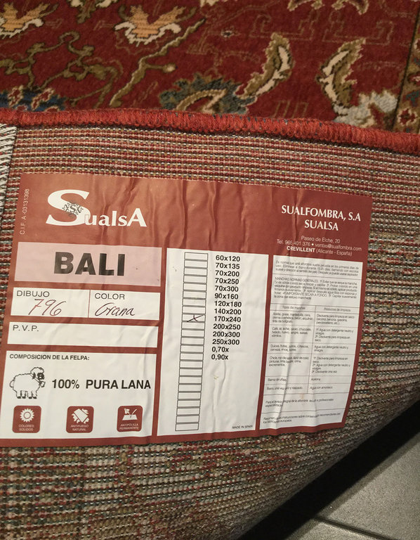 Tapete lana Bali 796 grana Sualsa