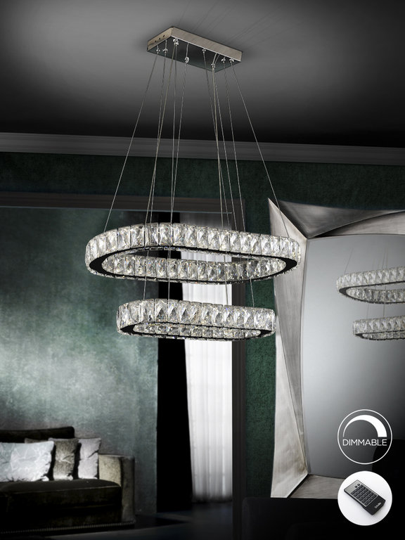 CANDEEIRO LED DIVA OVAL DIMABLE SCHULLER