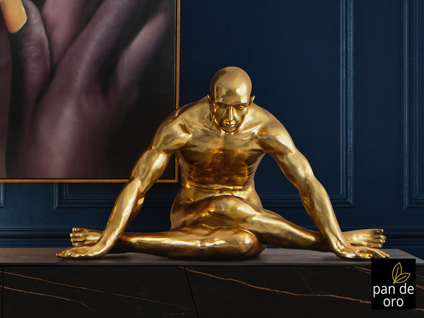 Figure de Yoga dorée Schuller