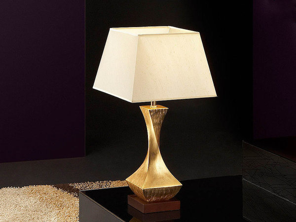 Lámpara de sobremesa Deco oro Schuller