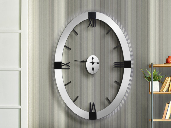 Reloj de pared Times oval Schuller