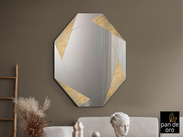 Espelho Laverna Ouro Schuller