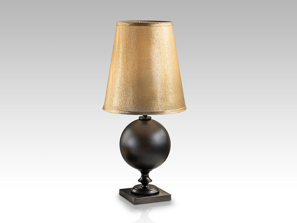 Lámpara de sobremesa Terra negro oro Schuller
