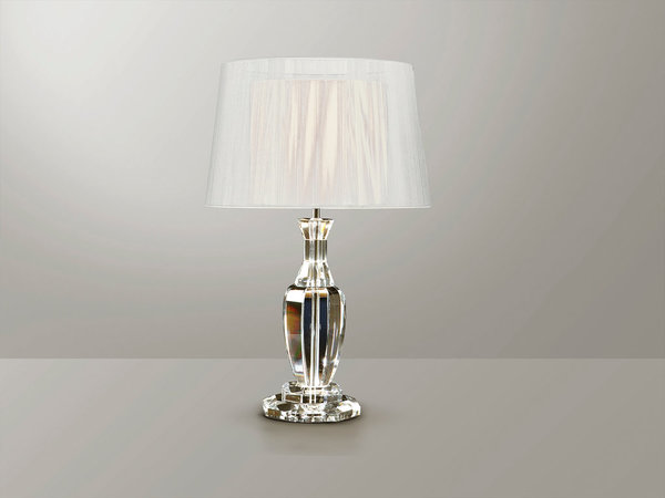 Lámpara de mesa Corinto II cristal Schuller