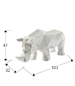 Figura Future Rhino Rinoceronte blanco Schuller