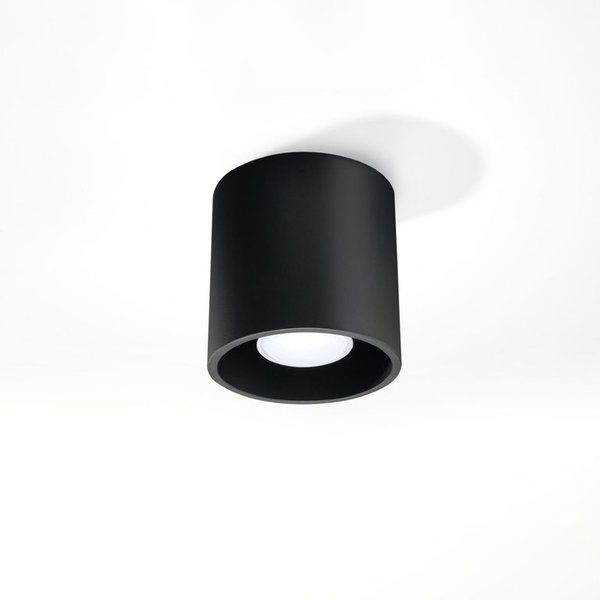Lámpara de techo ORBIS 1 negro Sollux